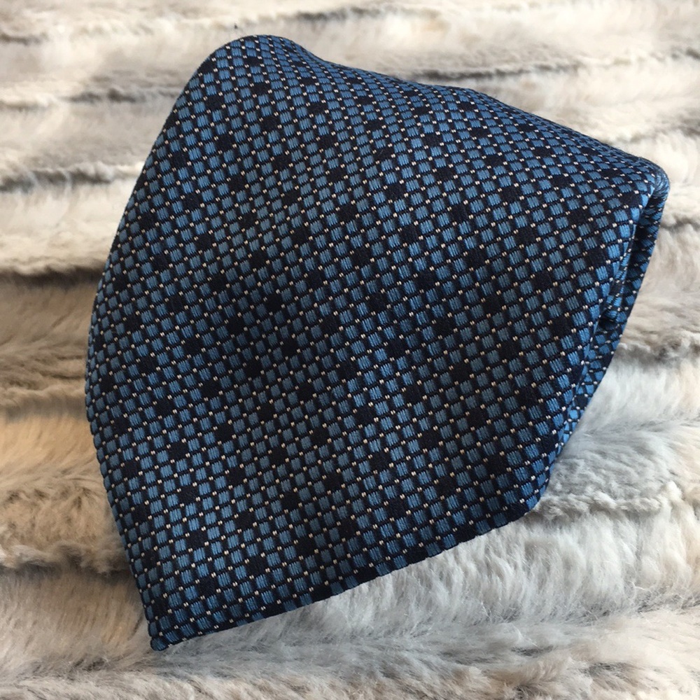 Vintage Christian Dior necktie - blue/white